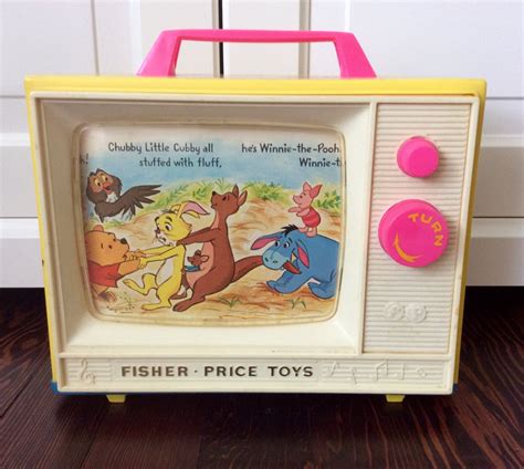 vintage metal winnie the pooh in the music box|winnie the pooh toy chest.